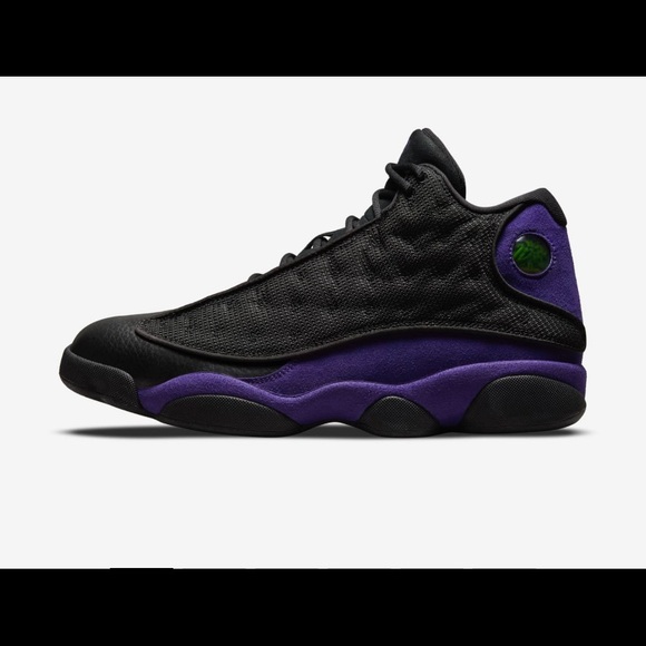 Men's Jordan 13 Retro "Court Purple" Black/Court Purple-White (DJ5982 015). - Picture 8 of 9